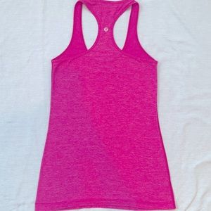 PINK LULULEMON YOGA TANK TOP